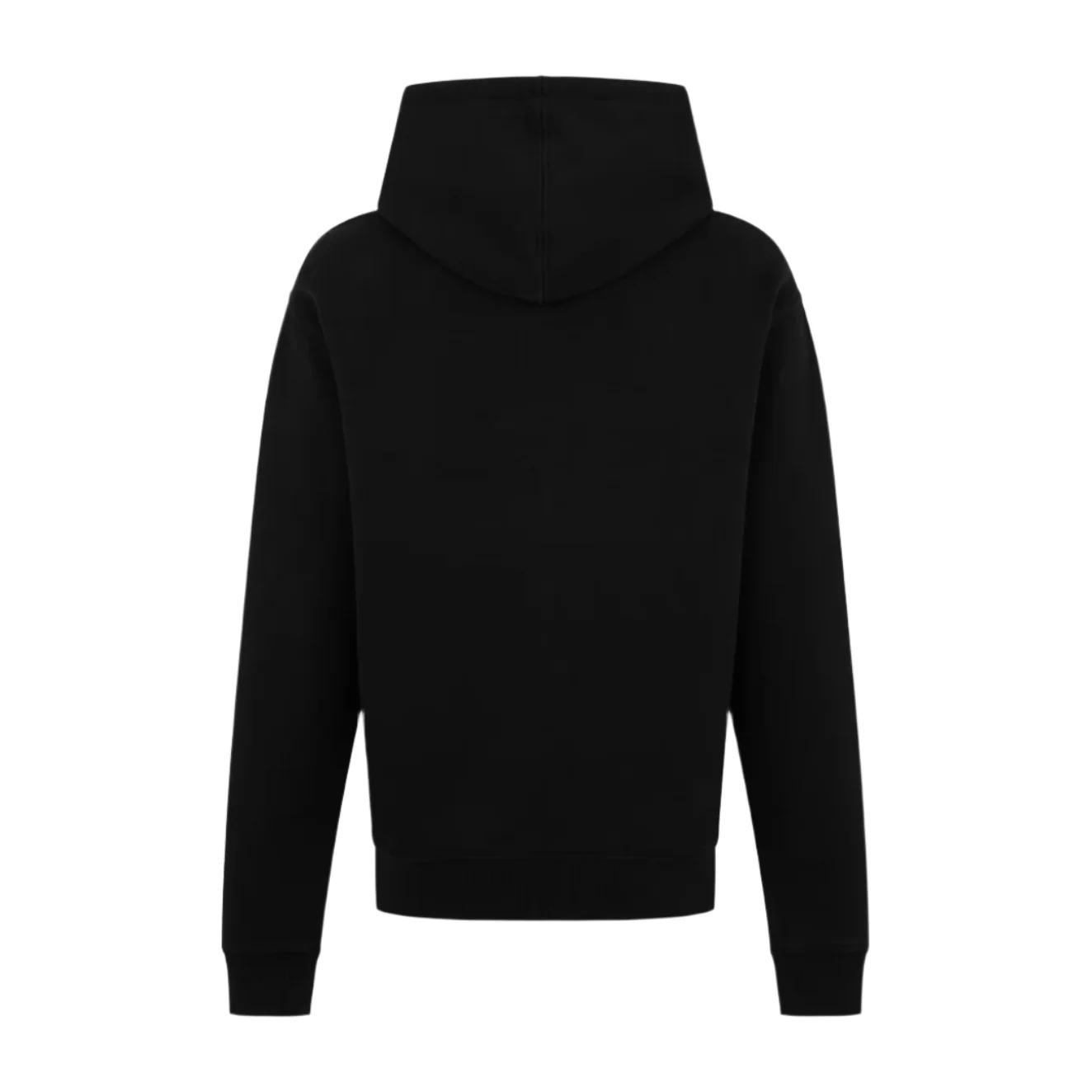 Ami Paris Ami De Coeur Small Logo Hoodie Black/Red - Image 2