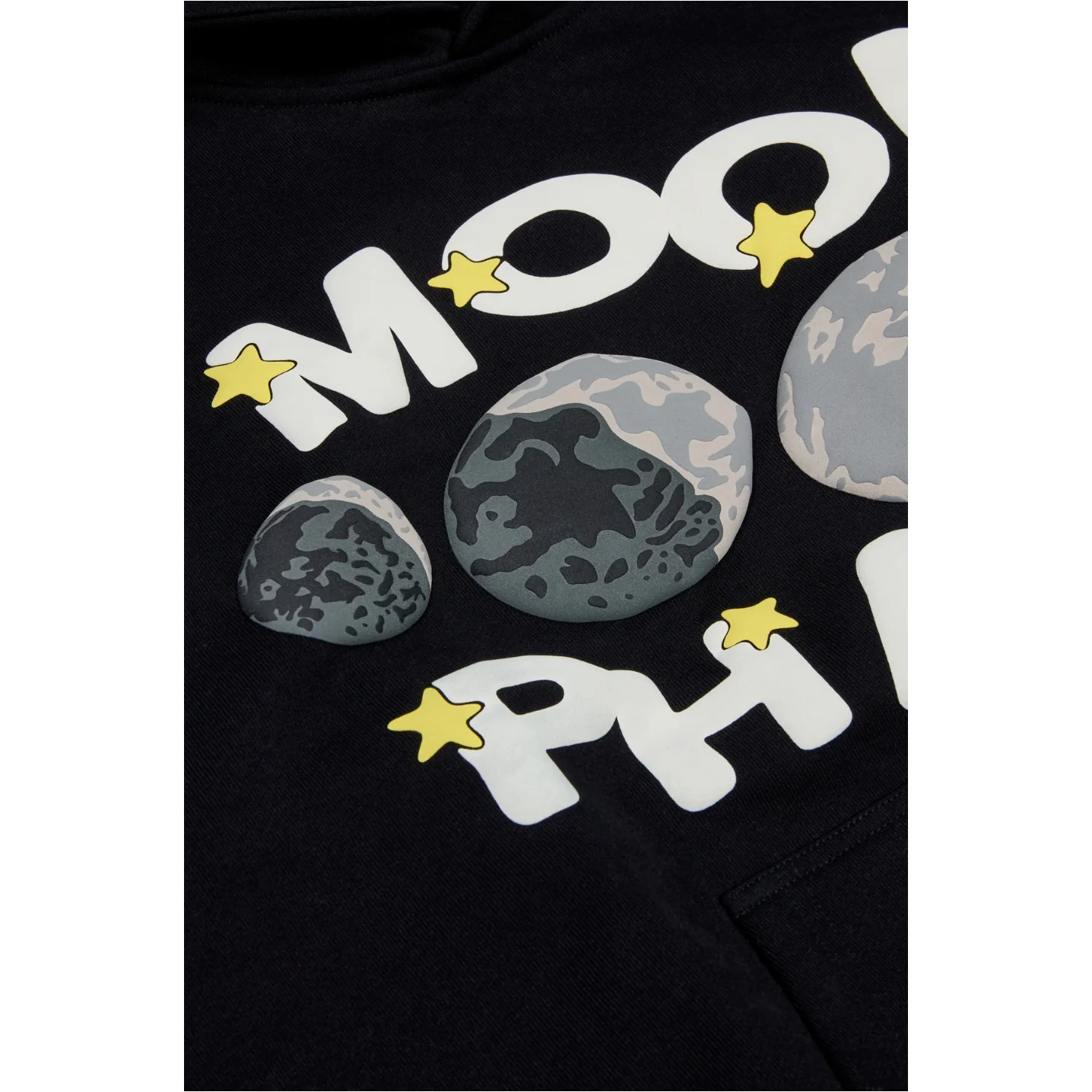 Broken Planet Moon Phases Hoodie Midnight Black - Image 3