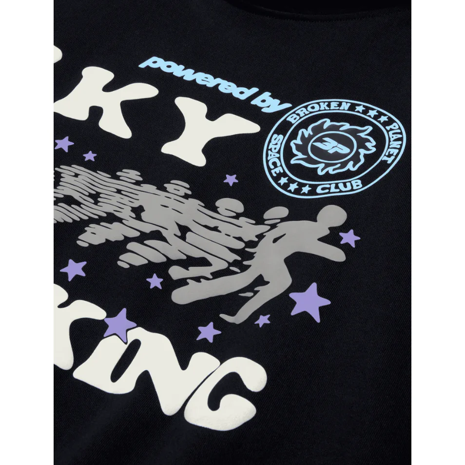 Broken Planet Sky Walking Hoodie Midnight Black - Image 3