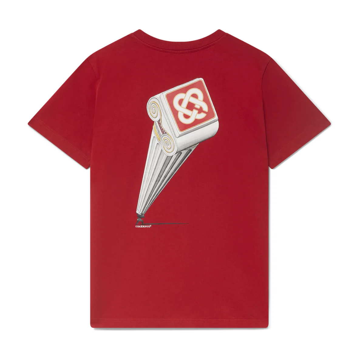 Casablanca Leaning Column T-Shirt Red - Image 2
