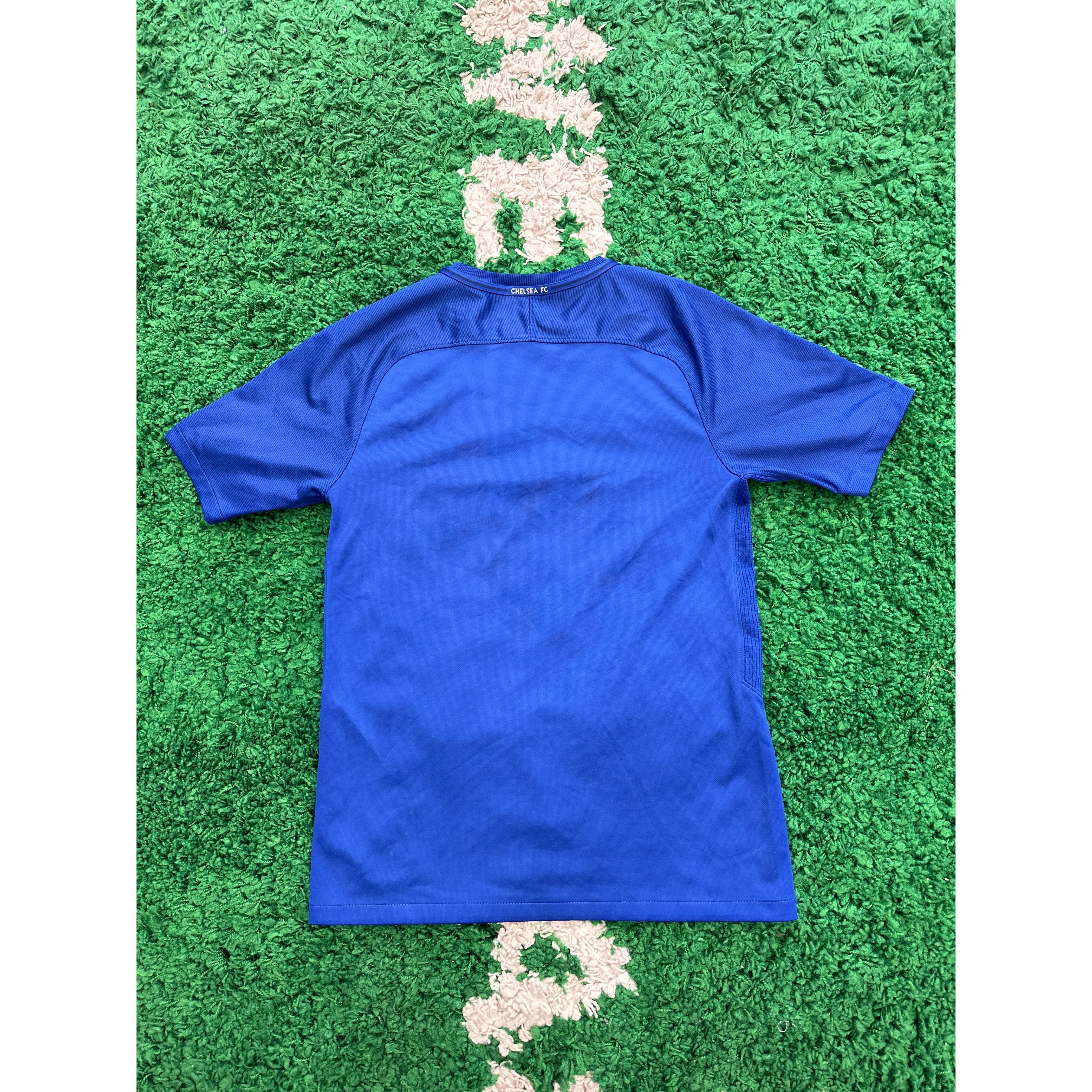 Chelsea 2017-18 Home Shirt S 8/10 - Image 2