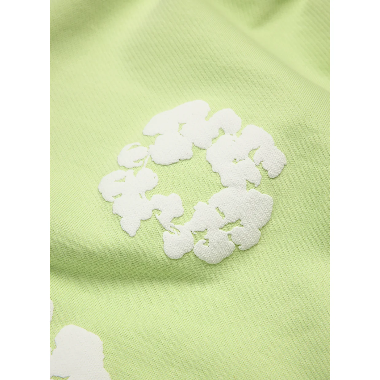 DENIM TEARS COTTON WREATH ZIP HOODIE MINT - Image 3