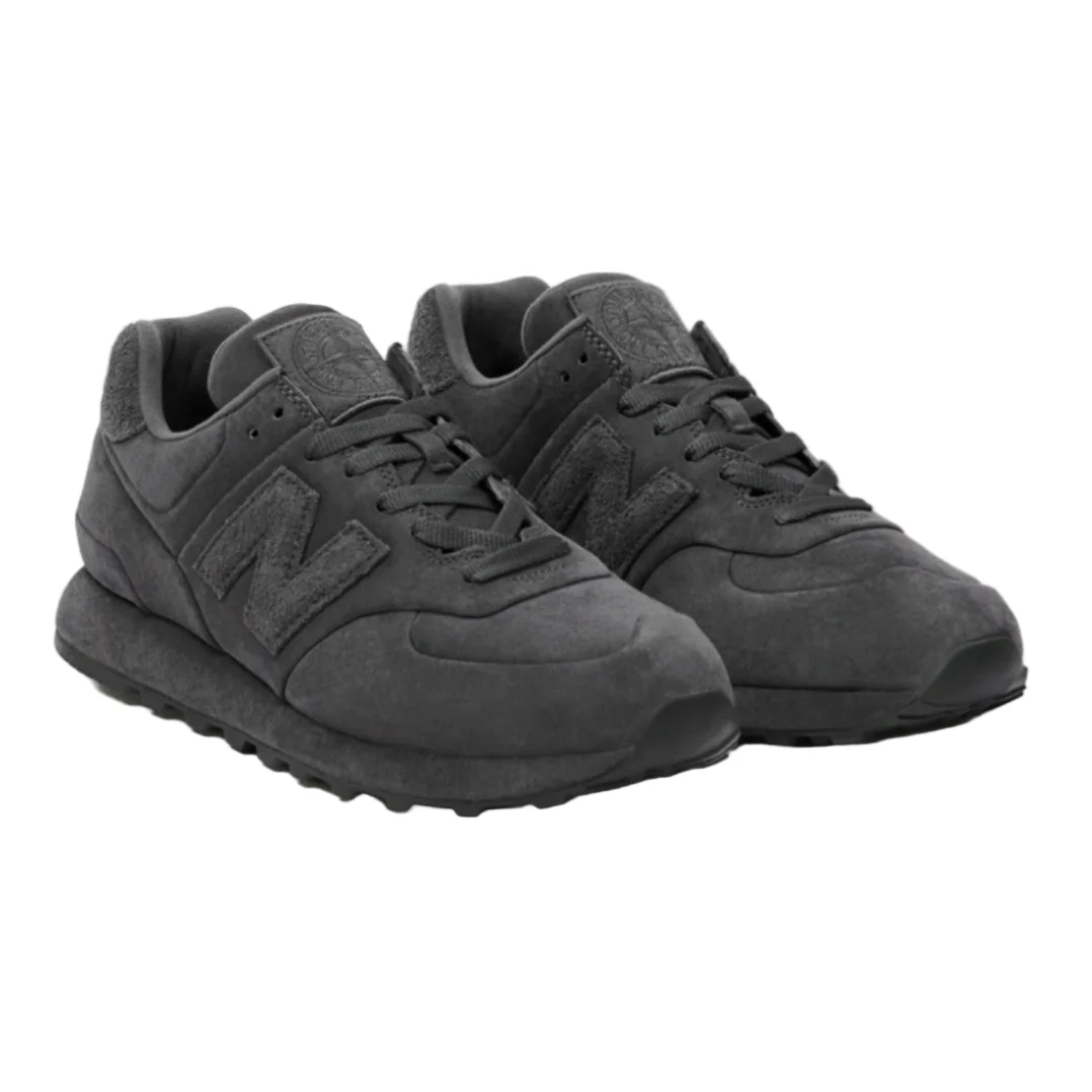 New Balance 574 Legacy Stone Island Ghost Dark Grey - Image 3