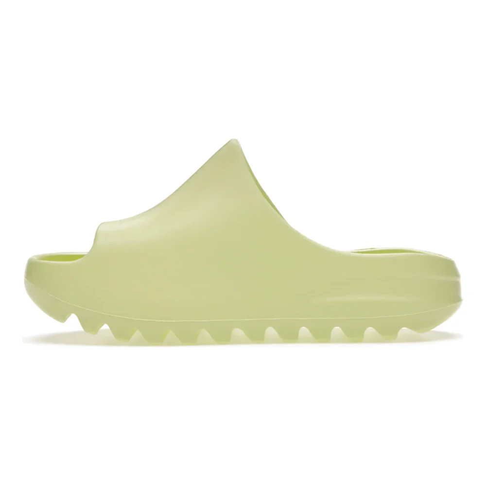 Yeezy Slide Green Glow (Kids) - Image 2